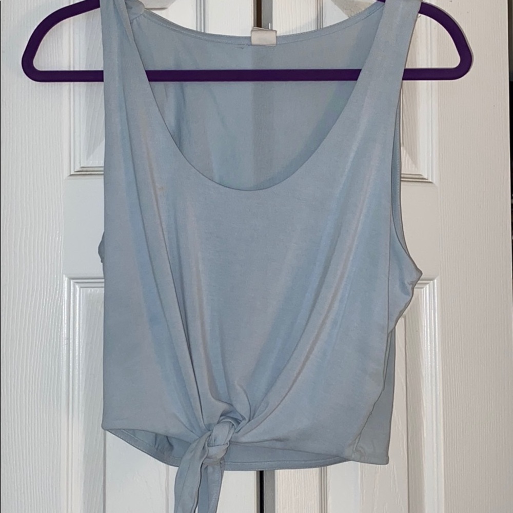 tie up crop top